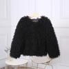 Fashion Luxury Cropped Faux Fur Coat Women's Winter Ins Hot Fluffy Short Faux Fur Jacket Street Style Warm Outwear