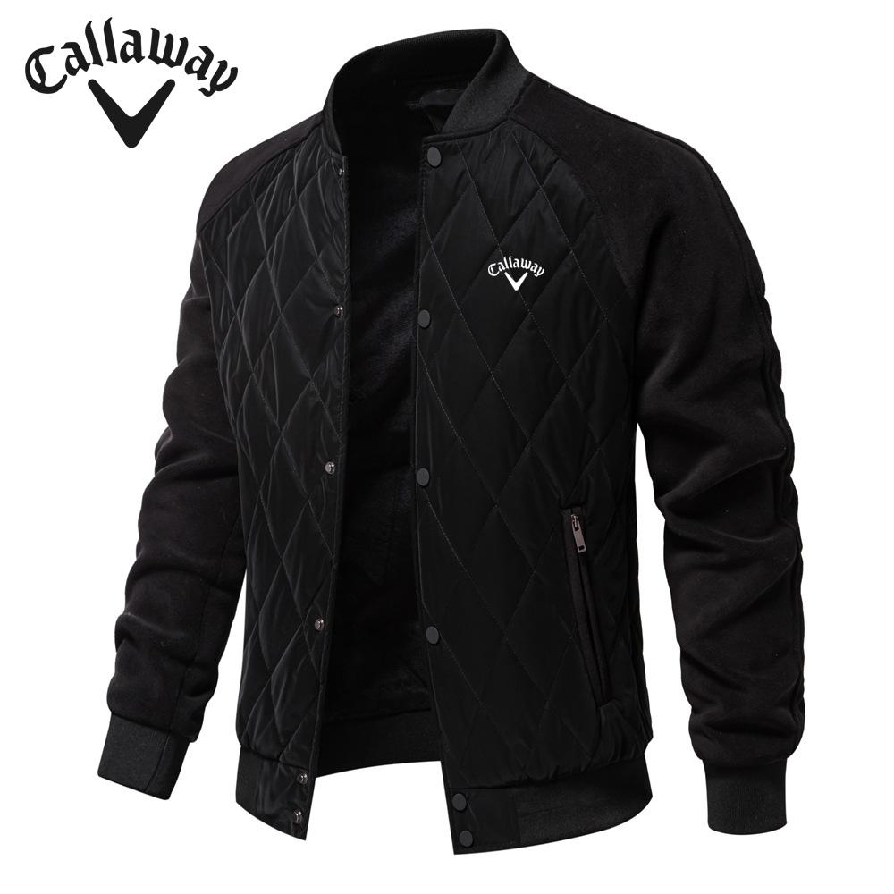 Callaway Вышитая осенняя новая коллекция с бархатом и утолщенной хлопковой курткой Повседневная куртка Вышитая куртка с вышитыми плечами и рукавами