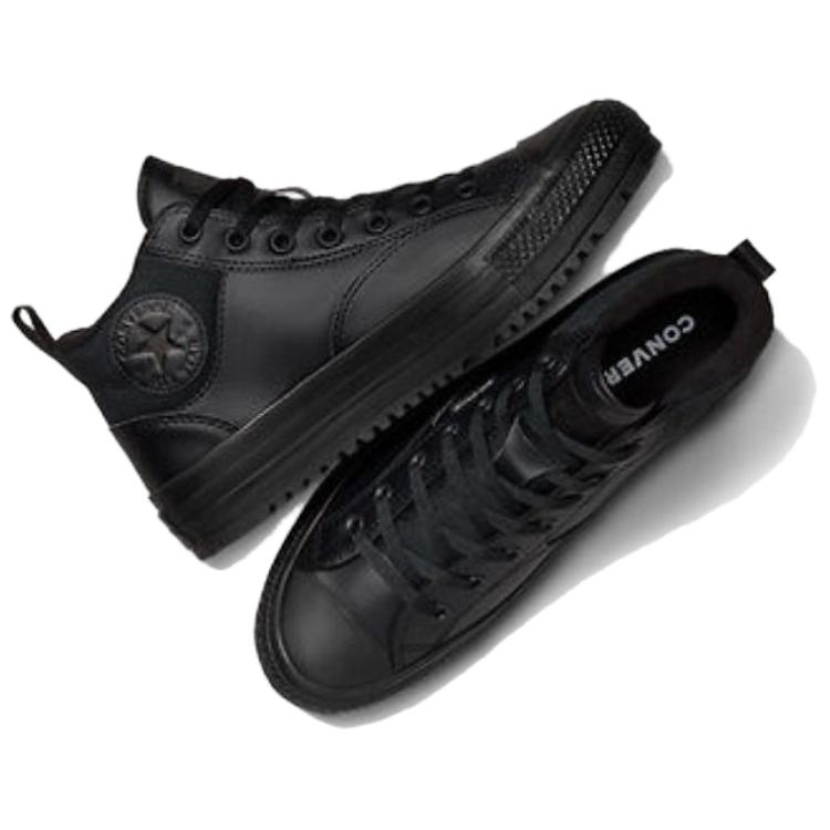 Converse Chuck Taylor All Star Mid Malden Street - черные мужские кроссовки A04478C