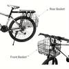 Bicycle Basket Large Capacity Foldable Adjustable Hanging Basket Storage Basket Front and Rear Hanging Basket