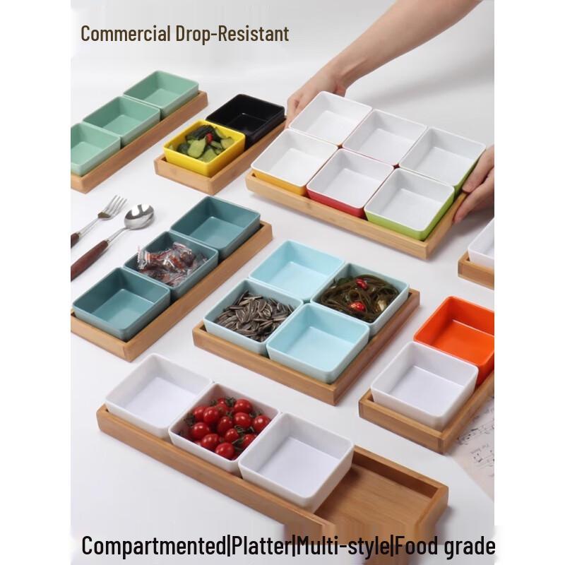 Japanese Style 6-Compartment Snack Serving Set