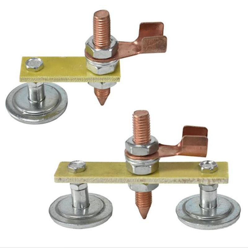 Welding Magnet Head Magnetic Welding Fix Ground Clamp Welding Support Clamp Holder Welding Fixture for Electric Welding Ground