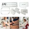 Швейная линейка для DIY сумок, прозрачный акриловый набор, шаблоны кривых и направляющие для точной резки, инструмент для рукоделия из ткани, выкройки для изготовления сумок