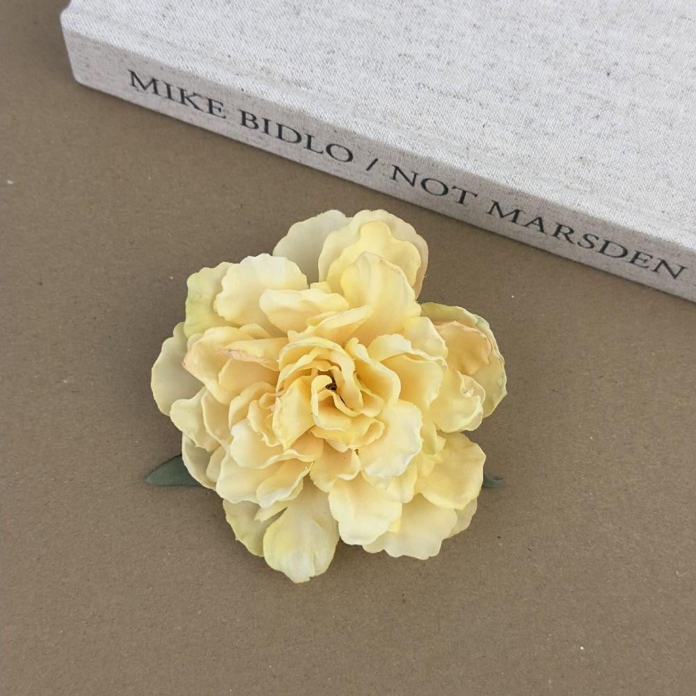 Модная заколка для волос в виде цветка пиона, красочные искусственные цветы, заколки для волос, новая имитация цветка