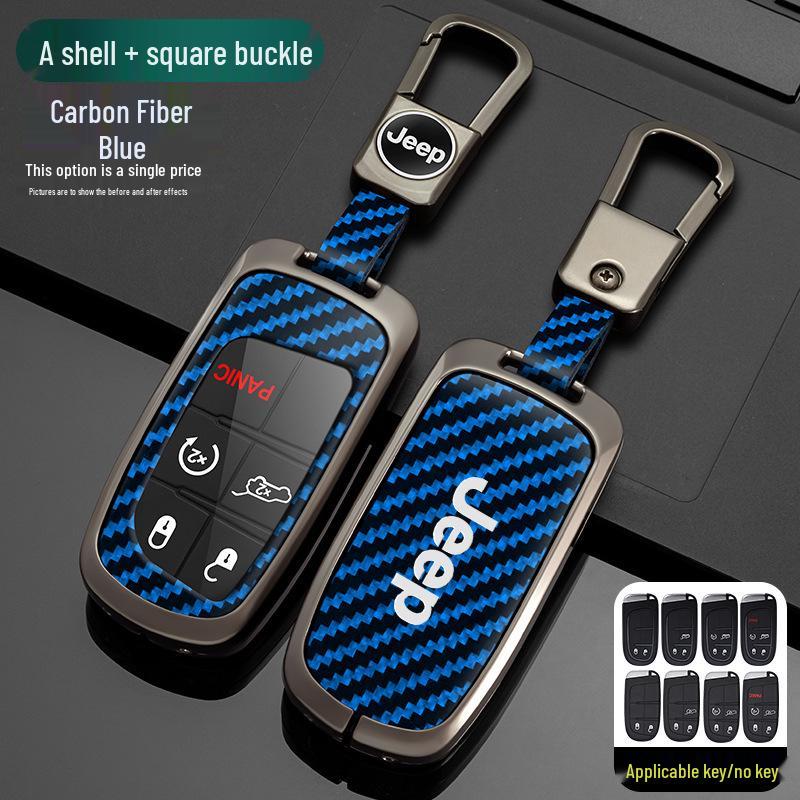 Чехол для ключа для Jeep Compass, Cherokee, Grand Cherokee, Renegade, Commander