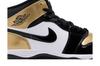 Men's Sneakers Jordan 1 Mid TD Cleat Gold Toe Metallic Gold/White/Black