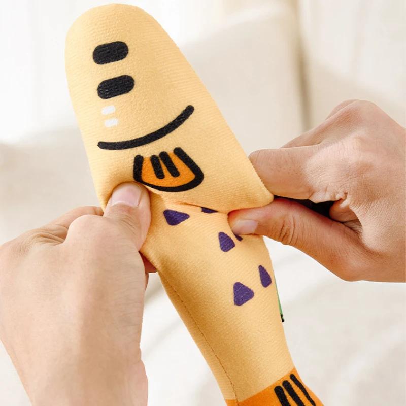 Игрушки для кошек с кошачьей мятой, льняная игрушка для дразнения котят в форме рыбки, 26 см/10,24 дюйма, интерактивные игрушки для кошек, пинающие мягкие игрушки с кошачьей мятой