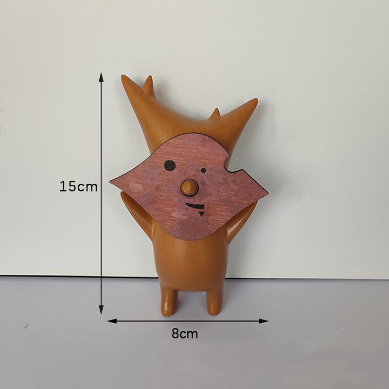 1 pcs Wood Statue Decoration Resin handwork Statue Koroks Family Game Lovers Zelda Breath of The Wild