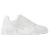 LOUIS VUITTON Trainer 2025 Spring Men's Collection Cow Leather Low top Skateboard Shoes Unisex White 1ADER9
