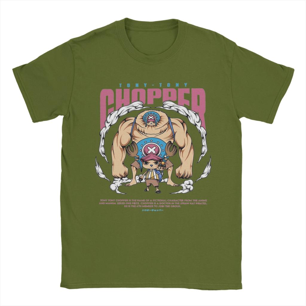 Men Chopper T Shirts Ones Pieces Cotton Clothes Creative Short Sleeve Round Collar Tees Plus Size TShirt