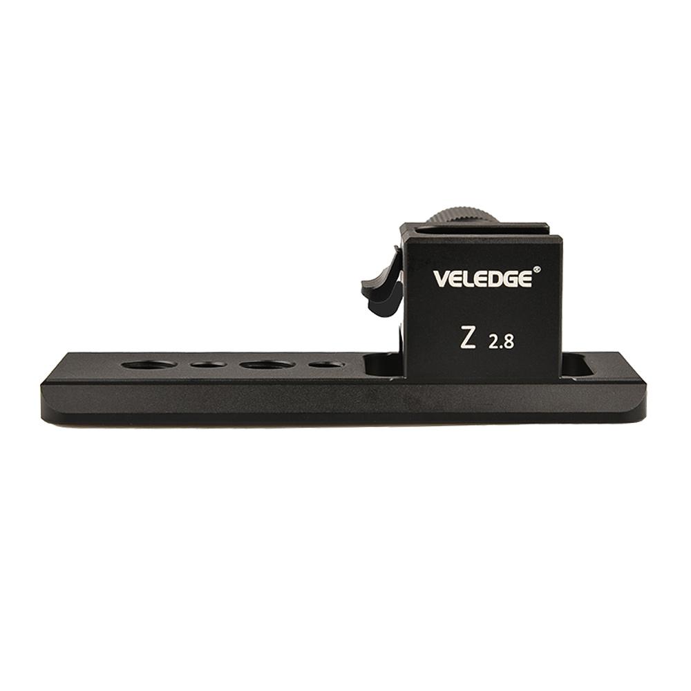 VELEDGE Aluminum Alloy Arca QR Plate Lens Collar Foot Stand Tripod Mount Base Lens Supports Holder Replacement for