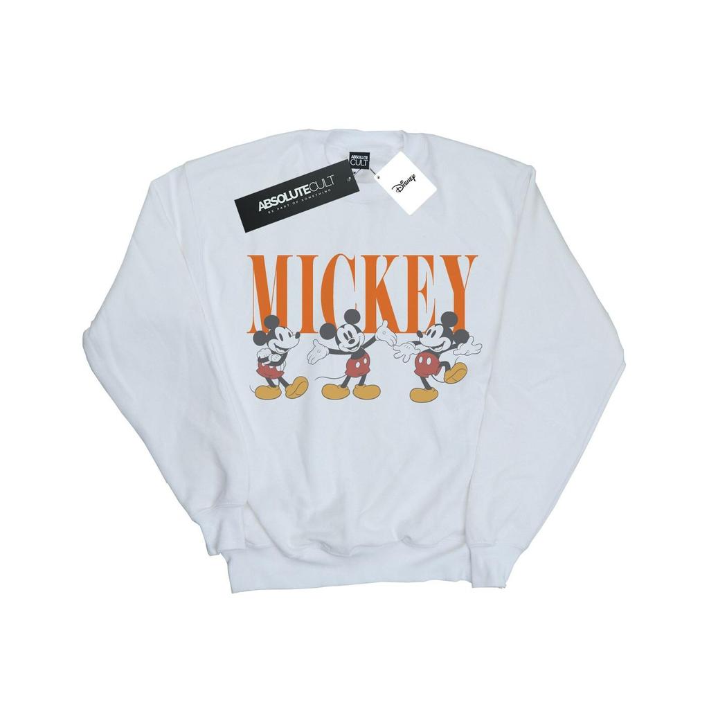 Disney Mens Mickey Mouse Poses Sweatshirt