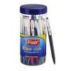 Flair Ручка-клик Ezee Click Упаковка 1 x 25 Синие чернила 0,7-1 мм Выдвижная Гладкое письмо Для офиса, школы, дома
