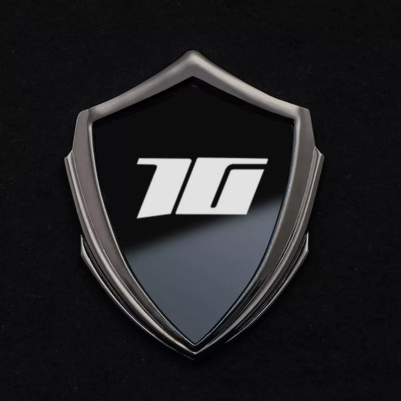 Titanium all-metal sun-resistant and non-fading electric motorcycle 3D three-dimensional car sticker modified decorative sticker body side logo badge