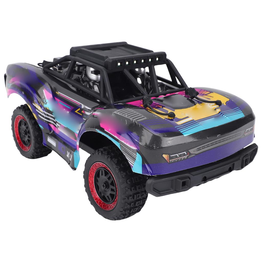 4WD Remote Control Truck, 1:18 Scale 2.4Ghz 30KM H High Speed Remote Control Off Road Car with LED Lights, All Terrain