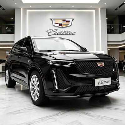 НОВИНКА 1:24 Cadillac XT6 Внедорожник 2023 Литой Модель Автомобиля Звук и Свет Оттяни и Поедет Модель Автомобиля Коллекционные Предметы Подарок на День Рождения