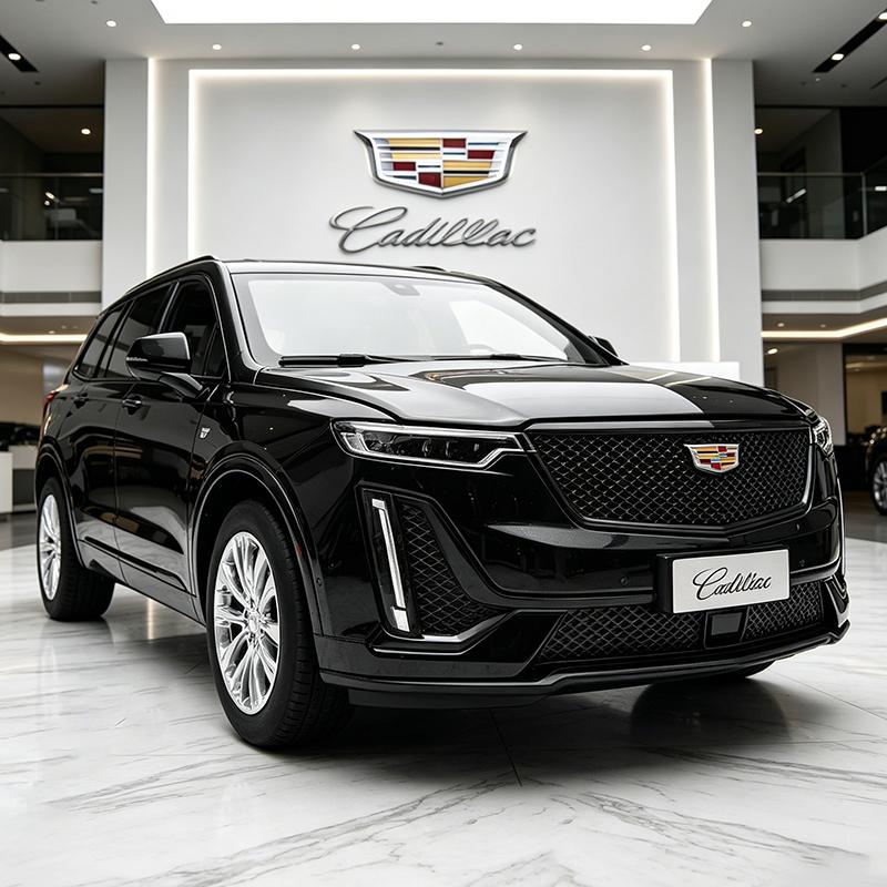 НОВИНКА 1:24 Cadillac XT6 Внедорожник 2023 Литой Модель Автомобиля Звук и Свет Оттяни и Поедет Модель Автомобиля Коллекционные Предметы Подарок на День Рождения