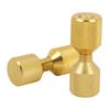 2pcs 2 Hole Flange Alignment Pins Aluminium 1‑1 8in Flange Double Hole Pins Set for 0.5 To 14in 150LB Flanges Golden