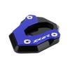 LTBMA Motorcycle Stand Side Stand Extender Extender Extender Pad for ZX-6R 2009-2014 ZX10R 2008-2016 (Blue-ZX6R)