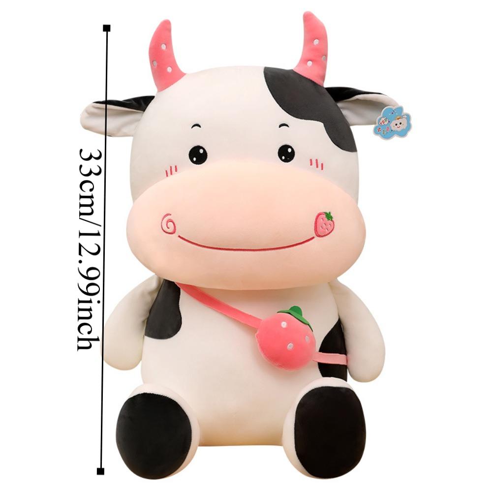 Cattle Milk Cow Plush Doll Animal Kid's Accompany Dolls Sleeping Pillow Cow Plush Toy Home Decor
