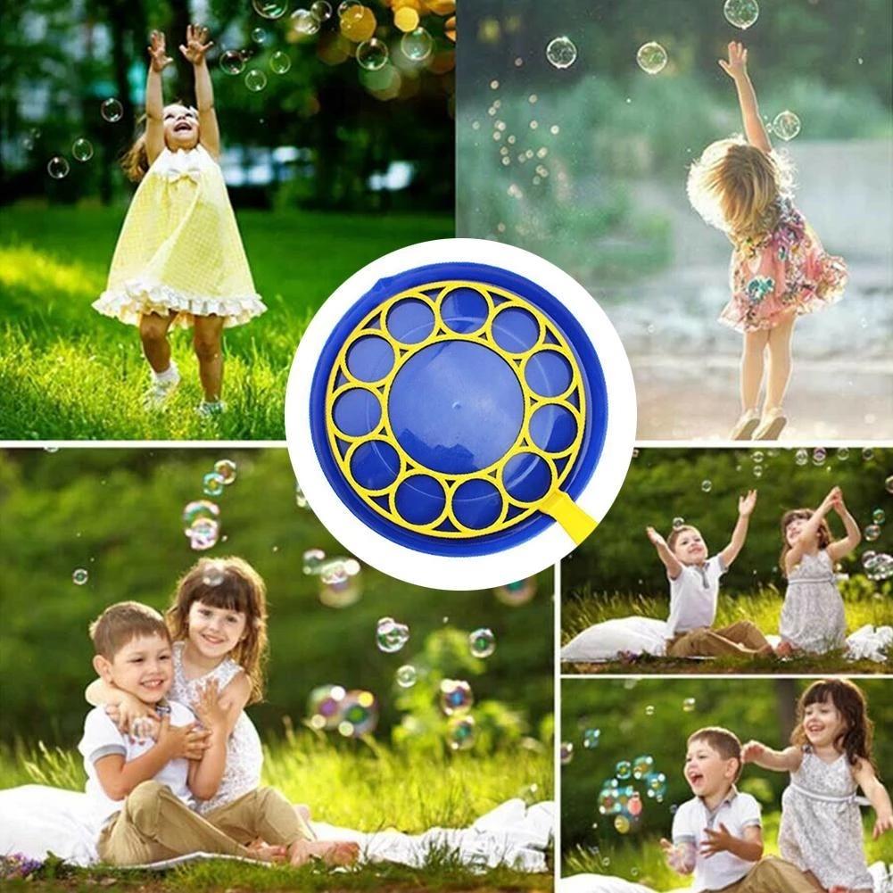 Maker Bubble Outdoor Toyssoap Bubble Machine Blowing Bubble Plate Navy Blue Soap For Children Gift Big Dish Bubble Set Blower