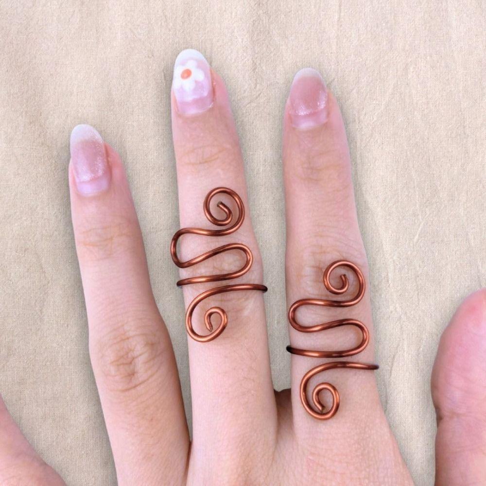 Sewing Accessories Adjustable Crochet Finger Ring Finger Wear Guides Ring Finger Household