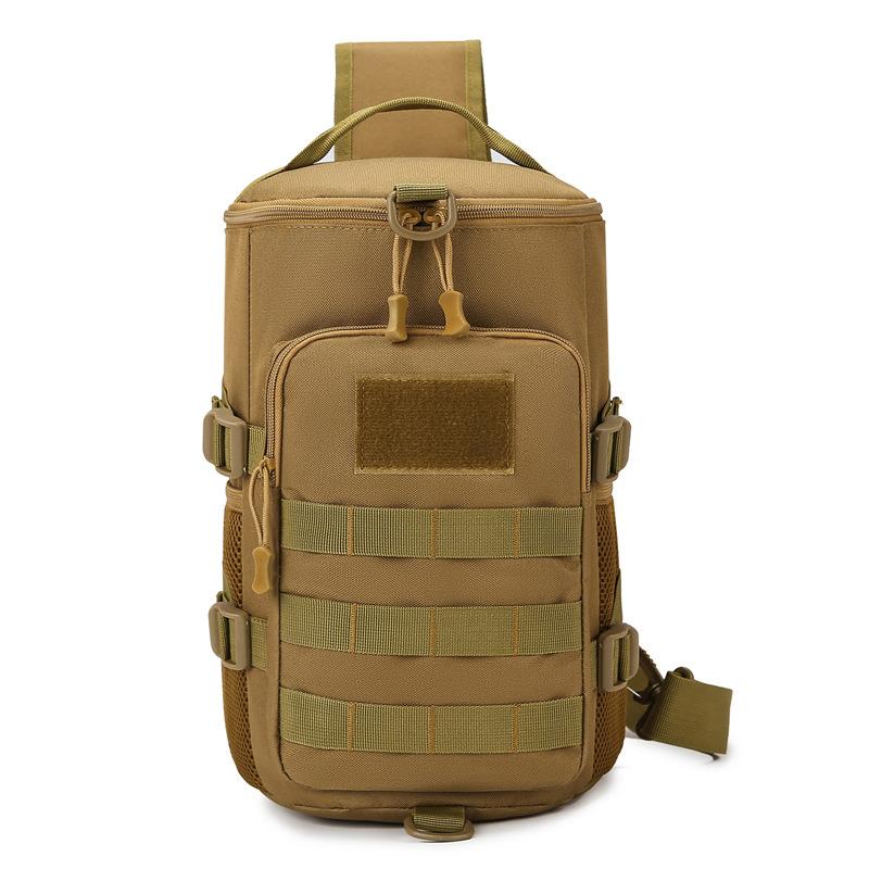 Тактическая альпинистская нагрудная сумка для мужчин, для пеших походов, кемпинга, рыбалки, велоспорта, на плечо, через плечо, спортивная, для активного отдыха, путешествий, тренировок, поясная сумка