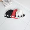 Женская шапка-бини FW Star с контрастным узором