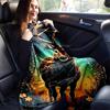 1pc Deer Printing Lightweight Flannel Blanket, Comfortable and Warm Blanket, for Camping Sofa Bed and Couch Office, Suitable for Gift Blanket