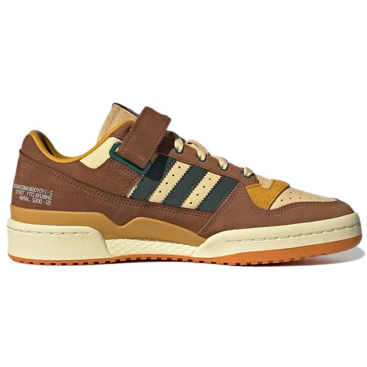 adidas Кроссовки унисекс Forum Low Yoyogi Park Коричнево-горчичные темно-зеленые GW3486