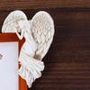 Resin Process Goddesses Sculpture Angel Wing Sculpture Door Frame Decoration Angel Wing Pendant