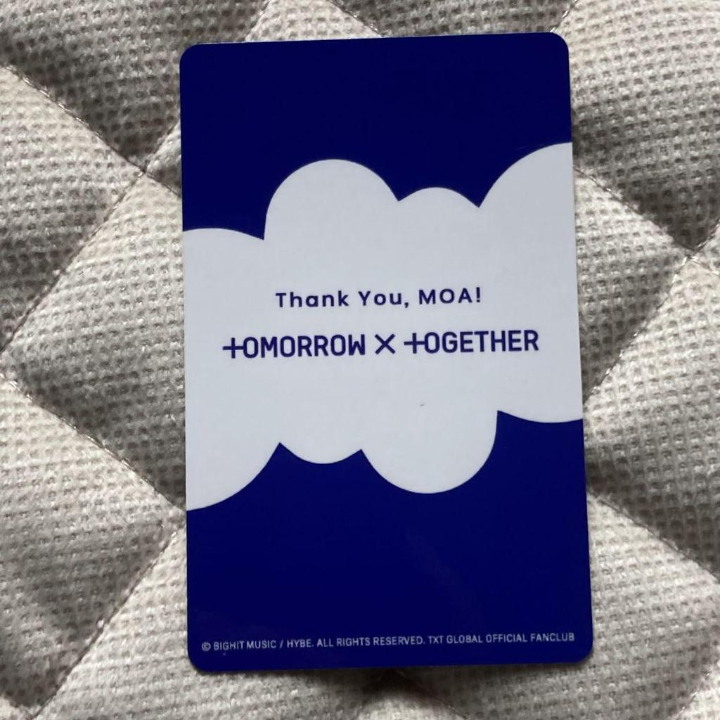 [USED] TXT HAPPY TOGETHER QUIZ Winner Yeonjun Trading Card