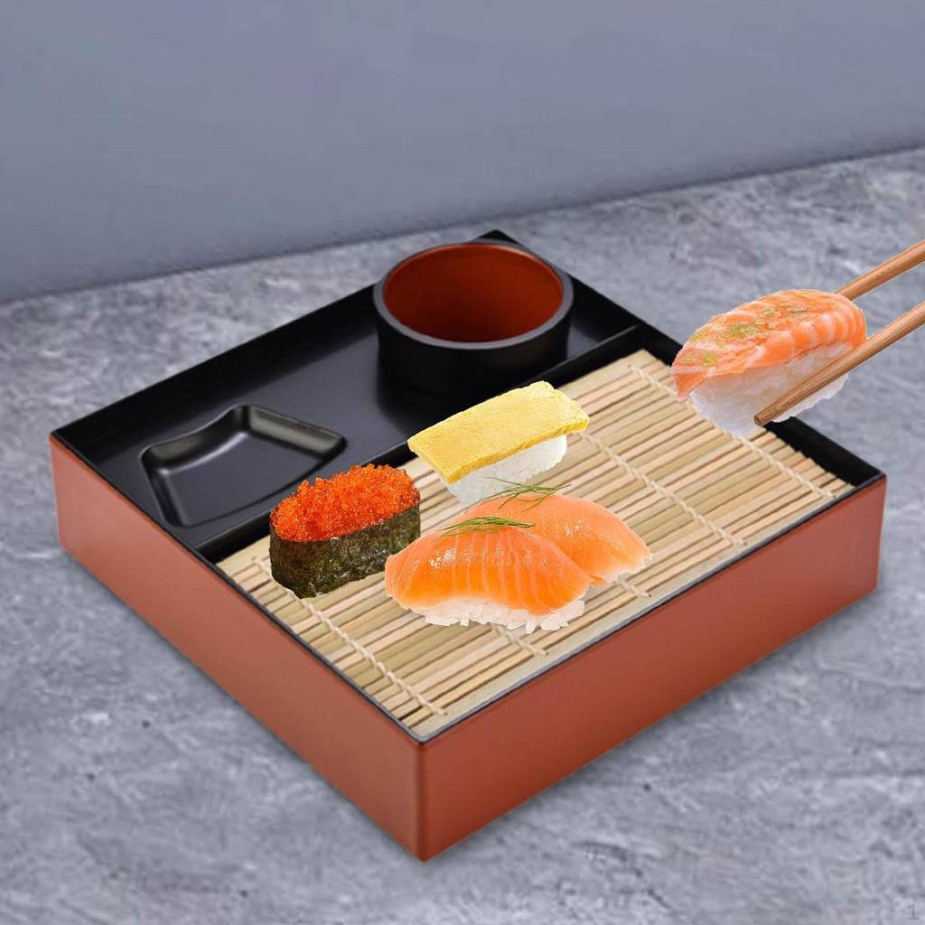 Тарелка для лапши соба, холодное блюдо, поднос для закусок, кухня с дренажным ковриком