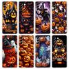 Прозрачный чехол-бампер для Samsung Galaxy S25 S24 S23 S22 S20 S21 FE Ultra S24 S23 S10 S10E Plus с узором в стиле Хэллоуина