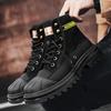 Fashion Men's High-top Boots Classics Canvas Casual Sports Boot Lace Up Desert Ankle Boot Safty Work Boots for Men Sneakers Botas Hombre