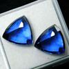 Natural Blue Tanzanite Loose Gemstone Trillion Shape 8 ct for Jewelry Making and Gem Collections