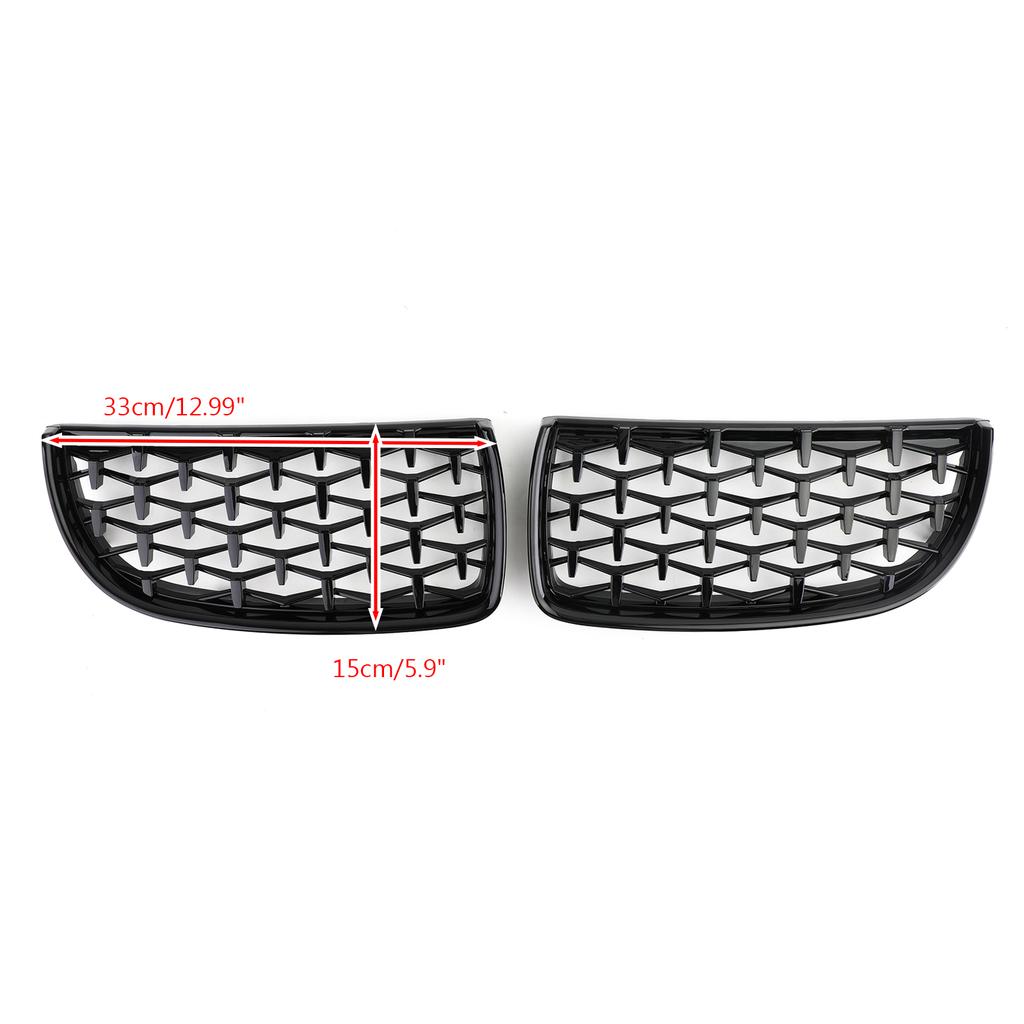 Черная решетка Mesh Kidney Grille для BMW E90 3 серии Sedan 2005-2008