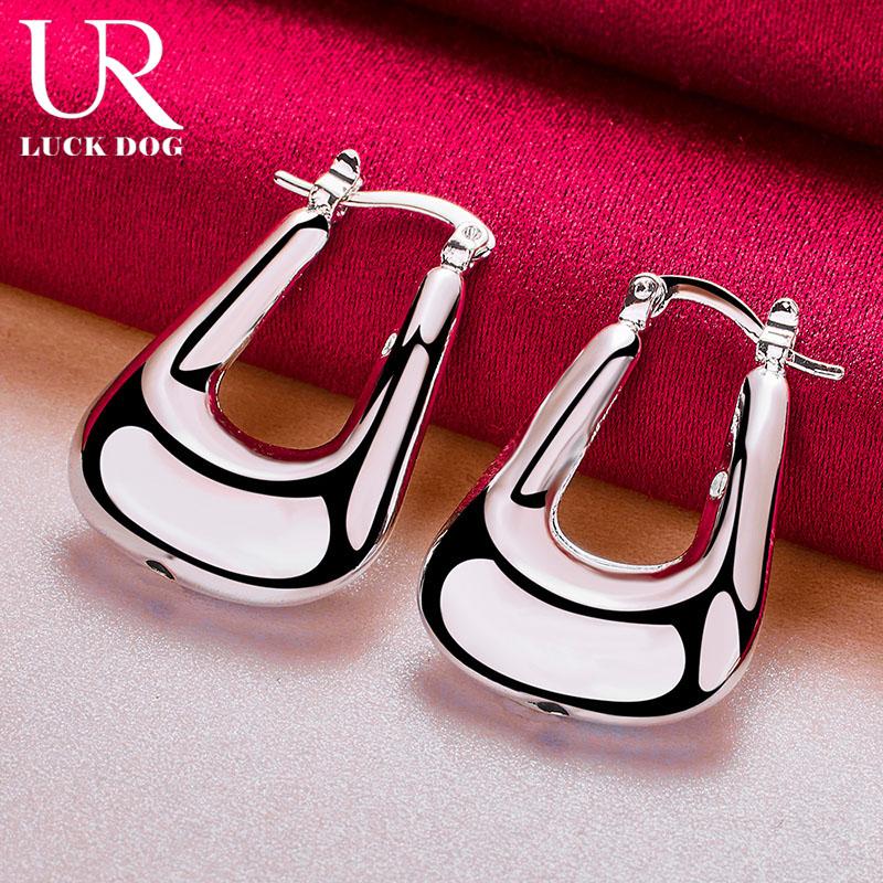925 Sterling Silver Beautiful Piercing Earrings Fashionable Wedding Jewelry