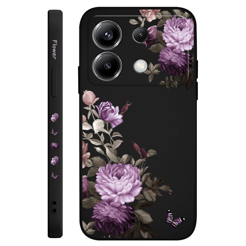 Чехол для телефона 'Цветы пиона' для Xiaomi Poco X7 X6 F6 M6 M5 M5S F5 X5 F4 X4 M4 F3 M3 X3 Pro 4G 5G GT Силиконовый чехол