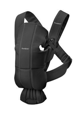 Baby Bjorn Baby 0 to 12 Safely Holds Baby Woven Black Carrier, Месяцы, Новорожденные, Carrier, MINI,