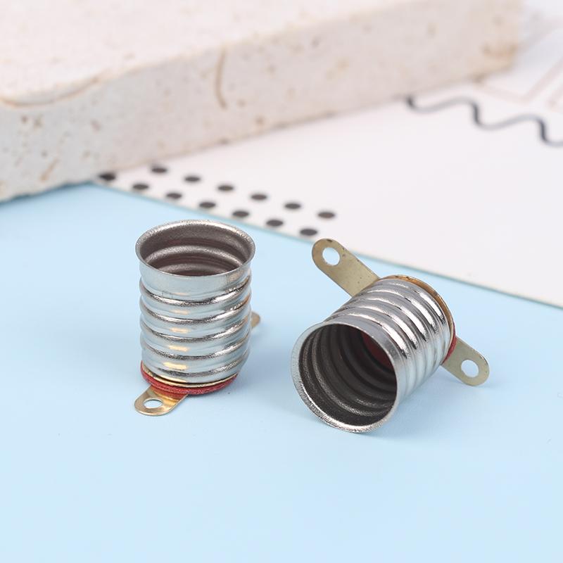 10 шт. E10 винтовой медный цоколь лампы маленький электрический шариковый патрон для ламп домашний эксперимент цепь электрические аксессуары