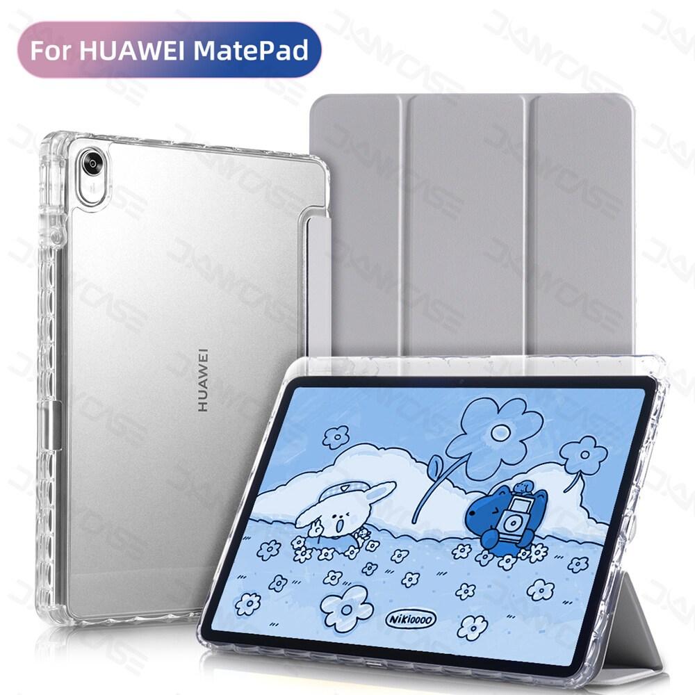 Чехол для планшета HUAWEI MatePad SE 11 дюймов 2024 HUAWEI MatePad 11,5 дюймов Honor X9 11,5 Прозрачная задняя крышка с держателем для карандаша Простой щедрый корпус