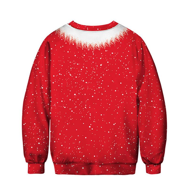 XXXL уродливый рождественский свитер, женский джемпер больших размеров, забавный свитшот с принтом, пуловер, свитера, осенне-зимняя одежда большого размера XXXL