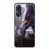 Для Oppo Reno8 T 4G Чехол Роскошная Задняя Крышка из Закаленного Стекла Жесткий Чехол Для Reno8 T 4G 6.43" Capa Funda Животное Яркий Coque Волк