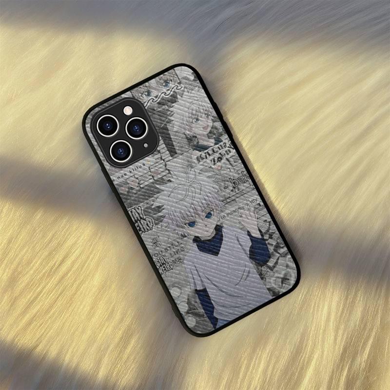 Чехол для телефона HUNTER x HUNTER Killua Zoldyck с аниме, жесткий кожаный чехол для iPhone 11 12 13 Mini Pro Max 8 7 Plus SE 2020 X XR XS