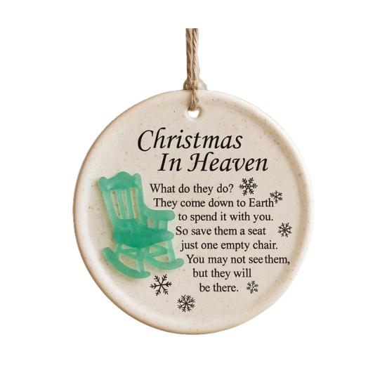 Рождественское украшение «Рождество на небесах», украшение на елку «Пустой стул», мемориальные подарки для скорбящих об утрате близких