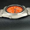 ОРИГИНАЛЬНЫЕ ВИНТАЖНЫЕ АВТОМАТИЧЕСКИЕ ЧАСЫ SEIKO 5 7009A ЯПОНИЯ МУЖСКИЕ ОРАНЖЕВЫЙ ЦИФЕРБЛАТ a708437-1