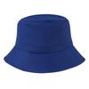 Custom Adult Cotton Bucket Hat Sublimated and Embroidered Wide Brim Round Hat for Summer Outdoor Use Solid Casual Style