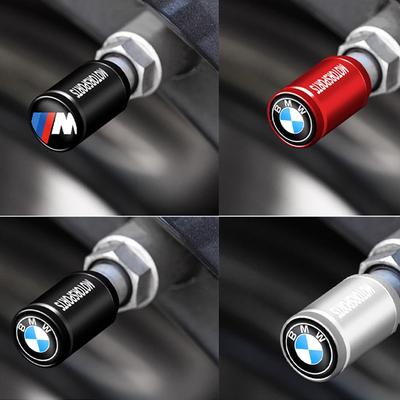 Для BMW 1 2 3 4 5 6 7 Серии E30 E38 E39 E46 E60 E61 E90 X5 X6 E70 E83 F30 F32 Металлический колпачок на вентиль шины автомобиля Наружные аксессуары