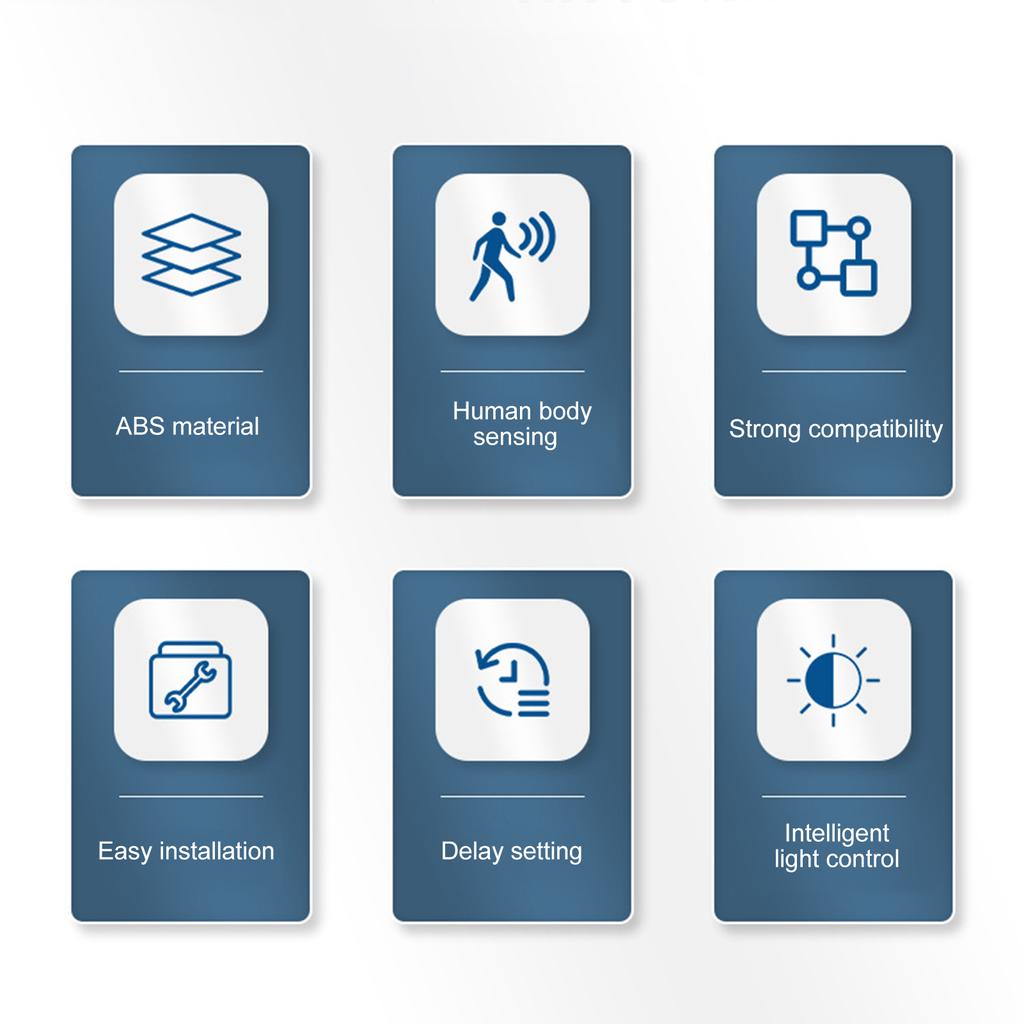 E27 Motion Sensor Lamp Holder LED Light Bulb Socket Adapter PIR E27 Lamp Base for Stair Garage